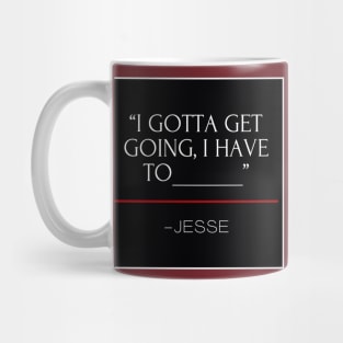 Jesse's Parting Lines Mug